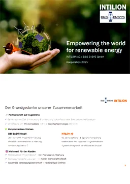 Download PDF-Datei: INTILION AG und B&S EnSYS GmbH